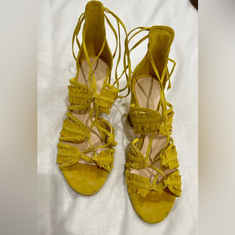 Nine West strappy heels - Picture 3 of 5